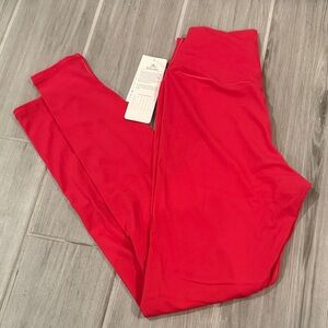 Bright Red Active Leggings